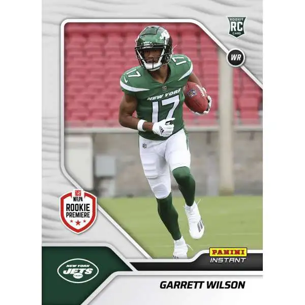 Zach Wilson New York Jets Fanatics Exclusive Parallel Panini Instant NFL Week 16 Sprints for Incredible 52-Yard Touchdown Single Rookie Trading Card