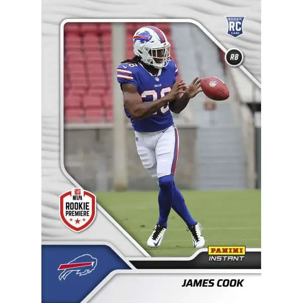 NFL Buffalo Bills 2022 Instant RPS First Look Football 1 of 942 James Cook FL22 [Rookie Card]