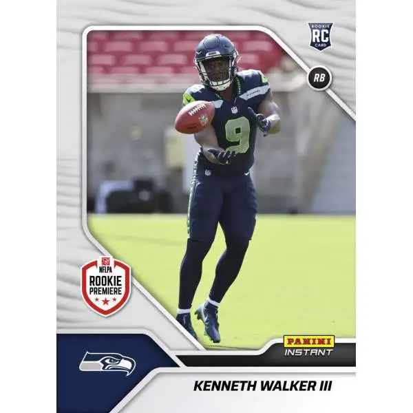 NFL Seattle Seahawks 2022 Instant RPS First Look Football 1 of 942 Kenneth Walker III FL14 [Rookie Card]