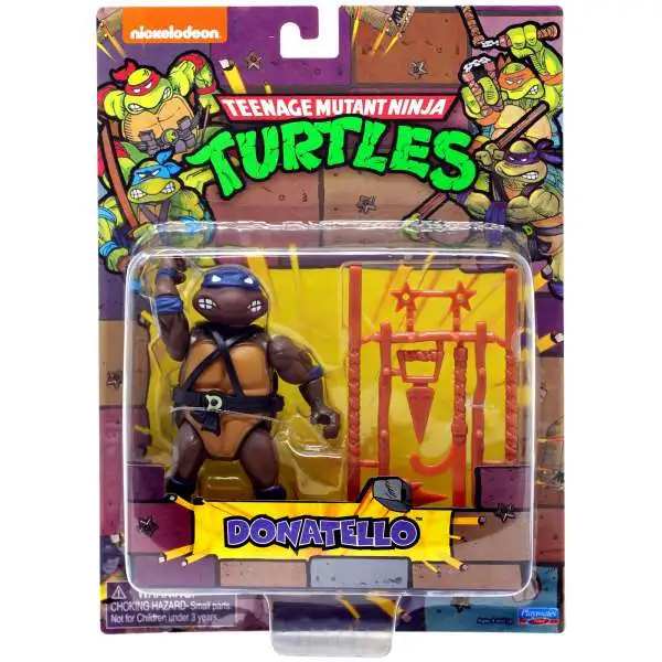 Teenage Mutant Ninja Turtles TMNT 1987 Retro Donatello Action Figure [Rotocast Sewer Lair]