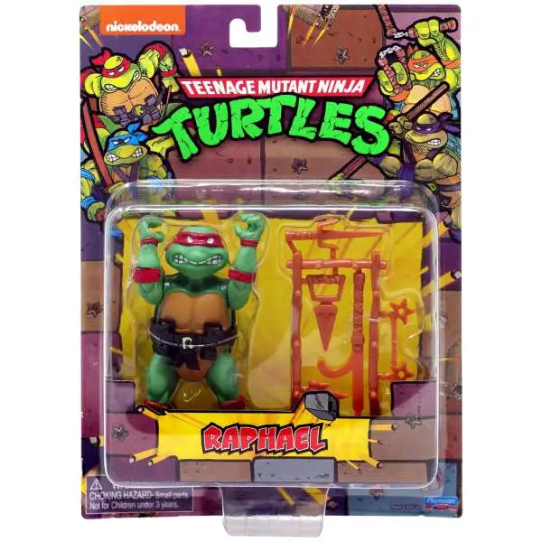 Teenage Mutant Ninja Turtles TMNT 1987 Retro Raphael Action Figure [Rotocast Sewer Lair]