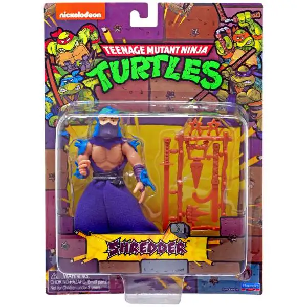 Teenage Mutant Ninja Turtles TMNT 1987 Retro Shredder Action Figure [Rotocast Sewer Lair]