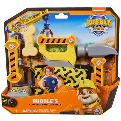 Paw Patrol Rubble & Crew Rubble's Construction Tool Belt Roleplay Toy (Pre-Order ships July)