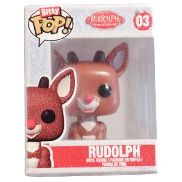 Funko Rudolph the Red-Nosed Reindeer Bitty POP! Rudolph 1-Inch Micro Figure #03 [Loose]