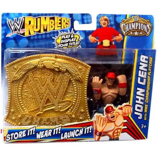 WWE Wrestling Rumblers Champions John Cena Exclusive Mini Figure [Damaged Package]