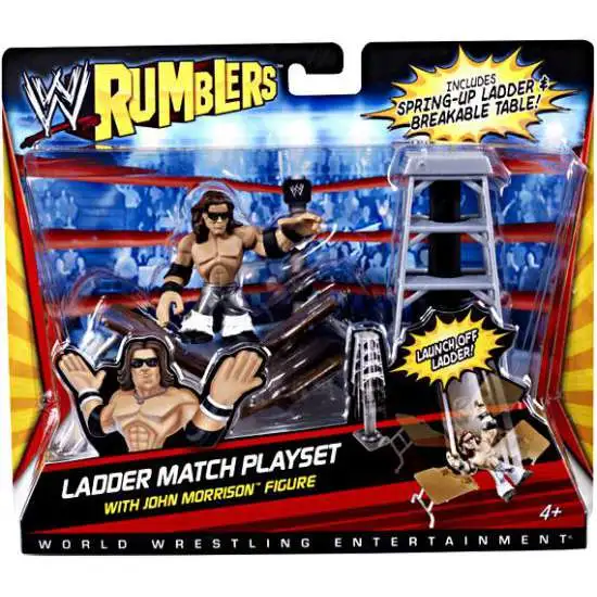 WWE Wrestling Rumblers Series 1 Ladder Match Mini Figure Playset [With John Morrison]