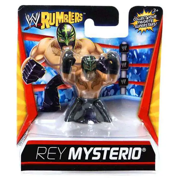 WWE Wrestling Rumblers Series 1 Rey Mysterio Mini Figure [Black Outfit]