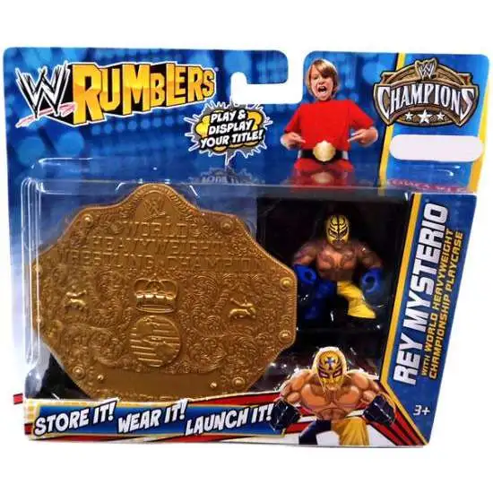 WWE Wrestling Rumblers Champions Rey Mysterio Exclusive Mini Figure