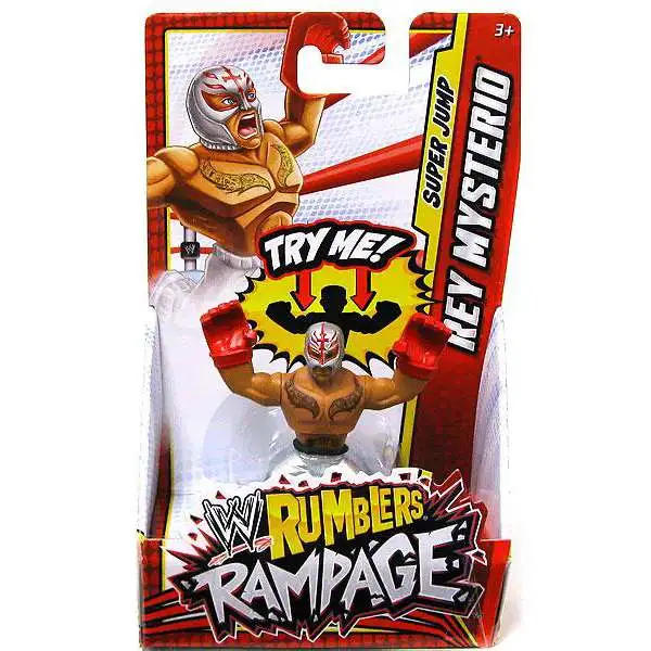 WWE Wrestling Rumblers Rampage Rey Mysterio Mini Figure