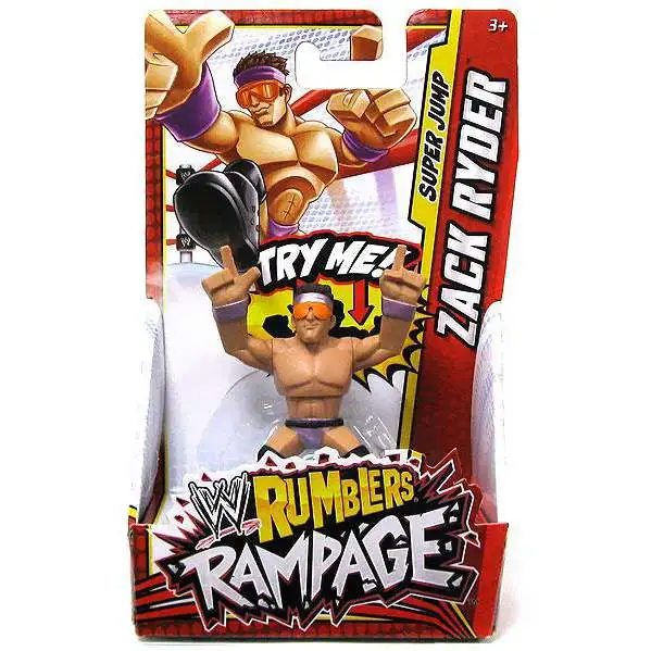 WWE Wrestling Rumblers Rampage Zach Ryder Mini Figure