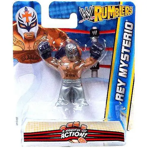 WWE Wrestling Rumblers Series 2 Rey Mysterio Mini Figure [Silver Outfit]