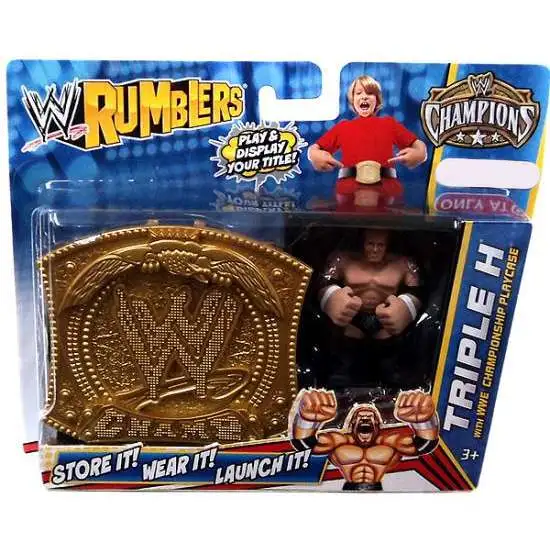 WWE Wrestling Rumblers Champions Triple H Exclusive Mini Figure