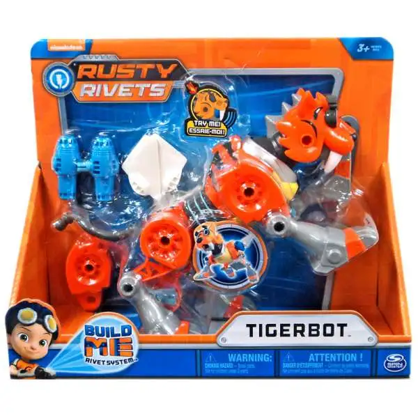 Nickelodeon Rusty Rivets Build Me Rivet System Tigerbot Figure