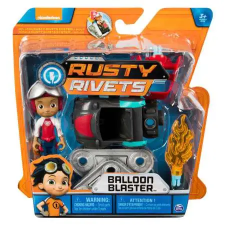 Nickelodeon Rusty Rivets Balloon Blaster Figure Set [with Ruby]