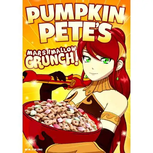 RWBY Pumpkin Pete's Marshmallow Crunch! Exclusive Breakfast Cereal [Damaged Package]