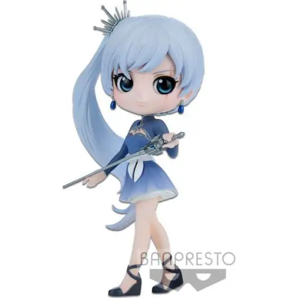 RWBY Q Posket Weiss Schnee 6-Inch Vinyl Figure
