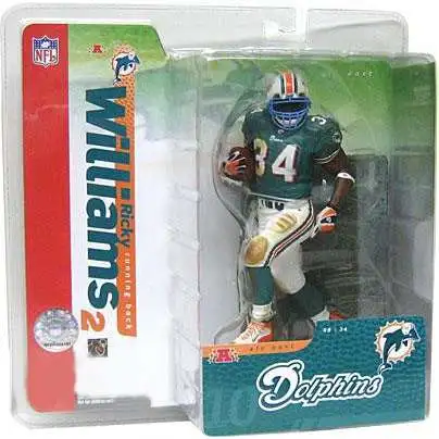 McFarlane Toys NFL Miami Dolphins Sports Picks Football Series 10 Ricky Williams Action Figure [Blue Face Mask Variant]