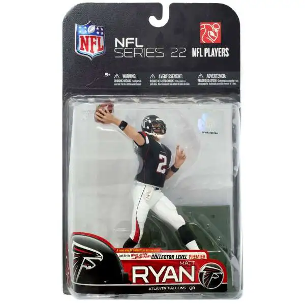 McFarlane Toys NFL Atlanta Falcons Sports Picks Football Series 22 Matt Ryan Action Figure [Black Jersey & White Pants]