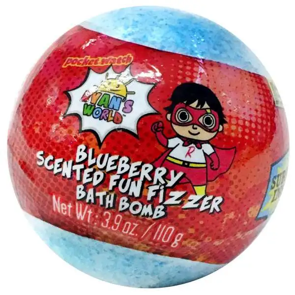 Ryan's World Blueberry Scented Fun Fizzer Bath Bomb