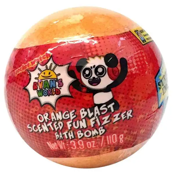 Ryan's World Orange Blast Scented Fun Fizzer Bath Bomb
