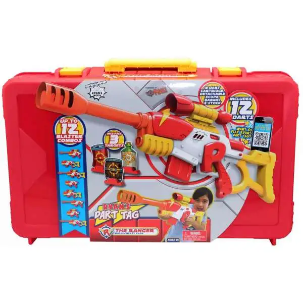 Ryan's World Ryan's Dart Tag The Ranger Build 'N' Blast Case