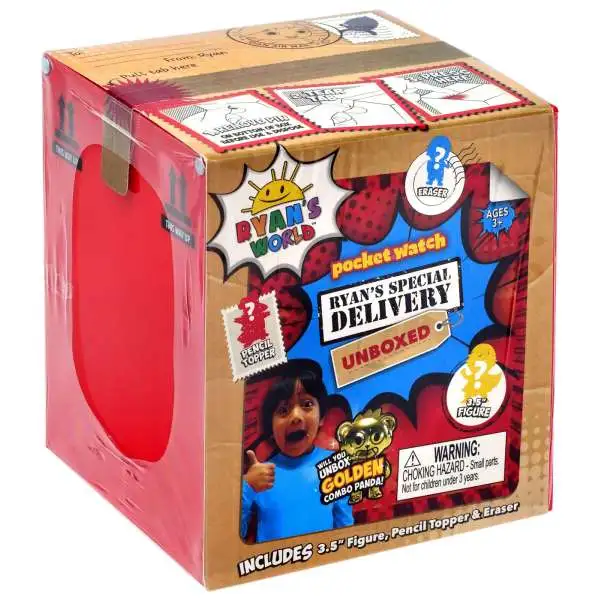 Ryan's World Ryan's Special Delivery Unboxed Exclusive 3.5-Inch Mystery Pack [Look for the Golden Combo Panda Figure!]