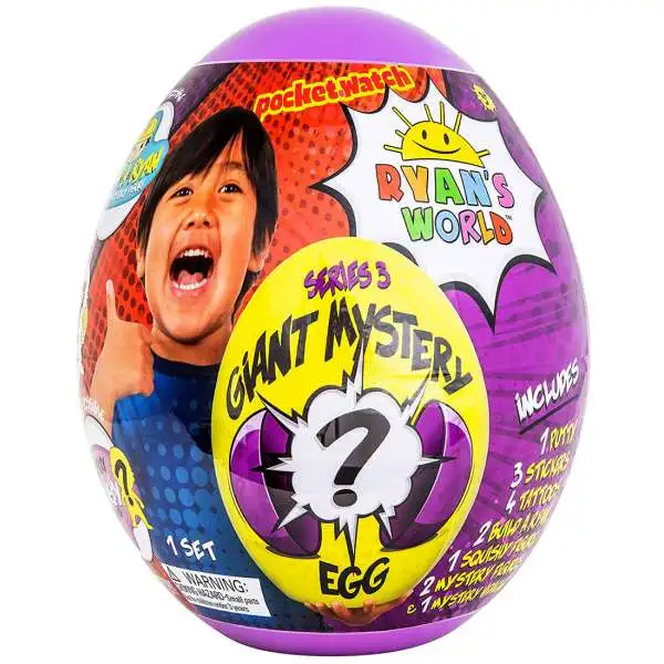 Ryan's World Series 3 Giant Egg Mystery Surprise [Purple]