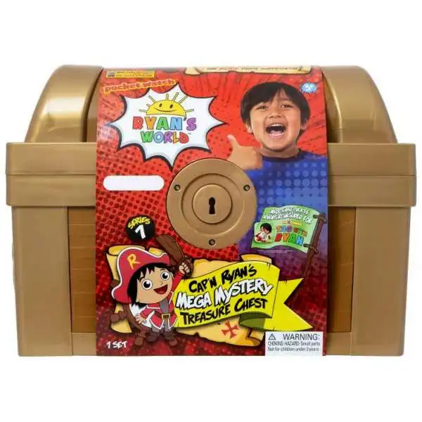 Ryan's World Cap'n Ryan's Treasure Chest Exclusive Mega Mystery [Gold Version]