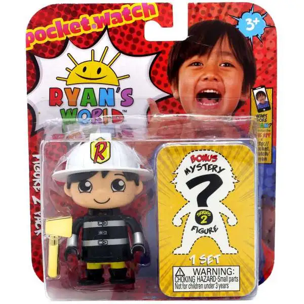 Ryan's World Fire Chief Ryan & Mystery Action Figure 2-Pack