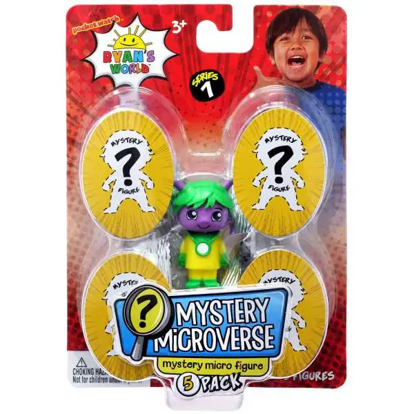 Ryan's World Mystery Microverse Series 1 Nay'r Ryan & Mystery Micro Figure 5-Pack