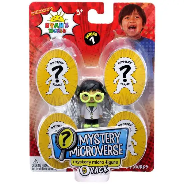 Ryan's World Mystery Microverse Series 1 Radiologist Ryan & Mystery Micro Figure 5-Pack