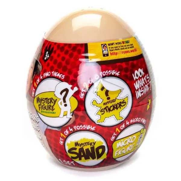 Ryan's World Dino Universe Mini Egg Exclusive Mystery Sand Surprise