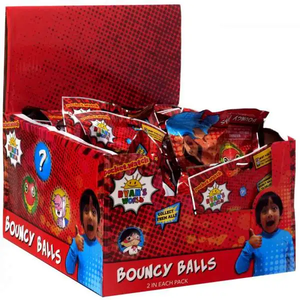 Pocket Watch Ryan's World Bouncy Balls Mystery Box [36 Packs]