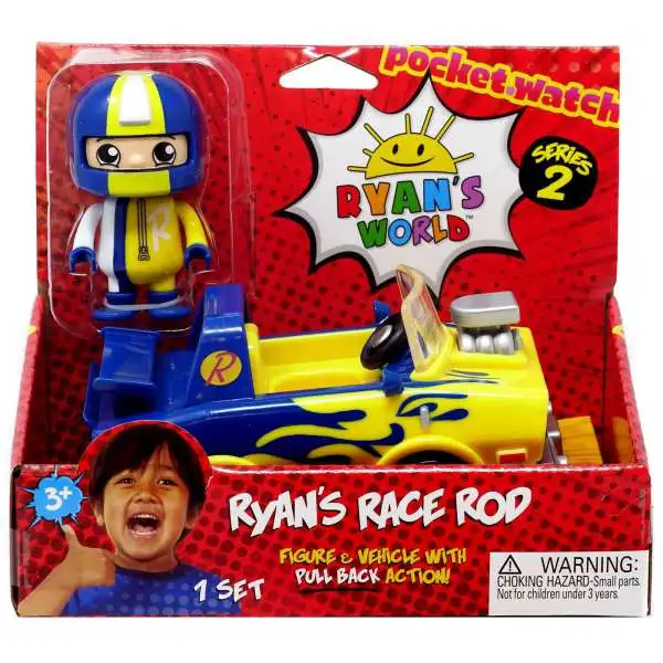 Ryan's World Series 2 Ryan's Race Rod 3-Inch Figure & Vehicle [Damaged Package]