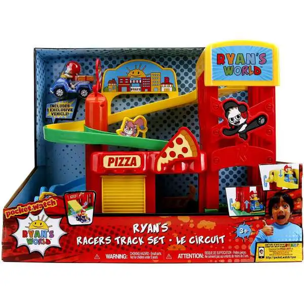 Pocket Watch Ryan's World Ryan's Racers Track Set Playset