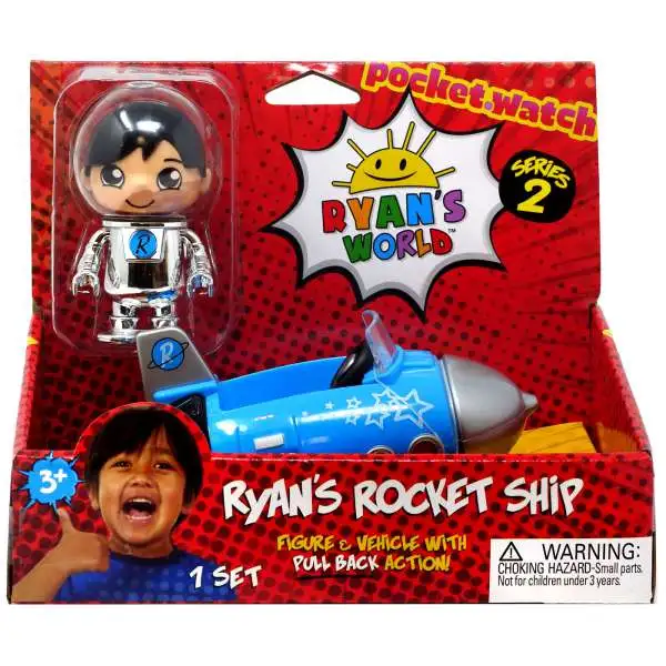 Ryan's World Series 2 Ryan's Rocket Ship 3-Inch Figure & Vehicle [Damaged Package]
