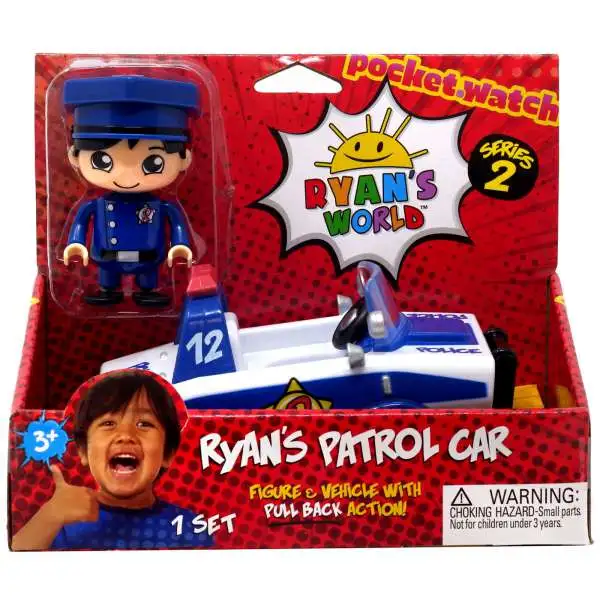 Ryan's World Series 2 Ryan's Patrol Car 3-Inch Figure & Vehicle