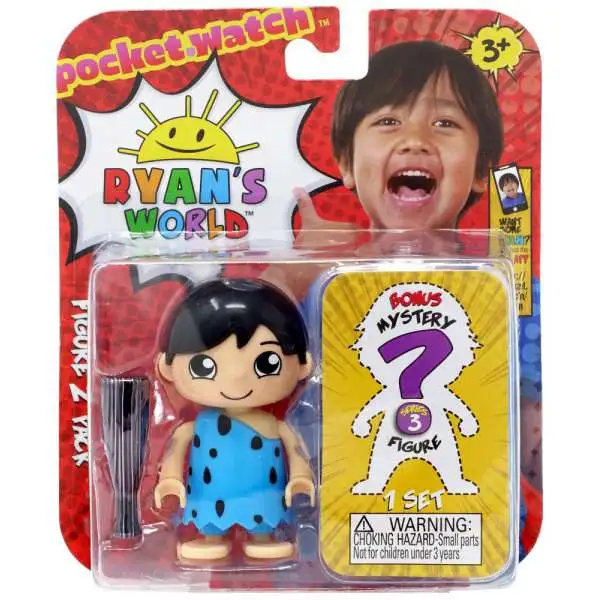 Ryan's World Series 3 Caveman Ryan & Mystery Action Figure 2-Pack