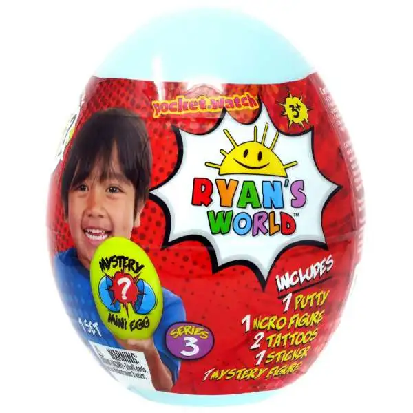 Ryan's World Series 3 MINI Egg Exclusive Mystery Surprise [Blue]