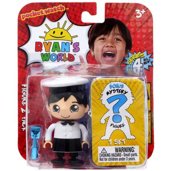 Ryan's World Series 4 Chef Ryan & Mystery Action Figure 2-Pack