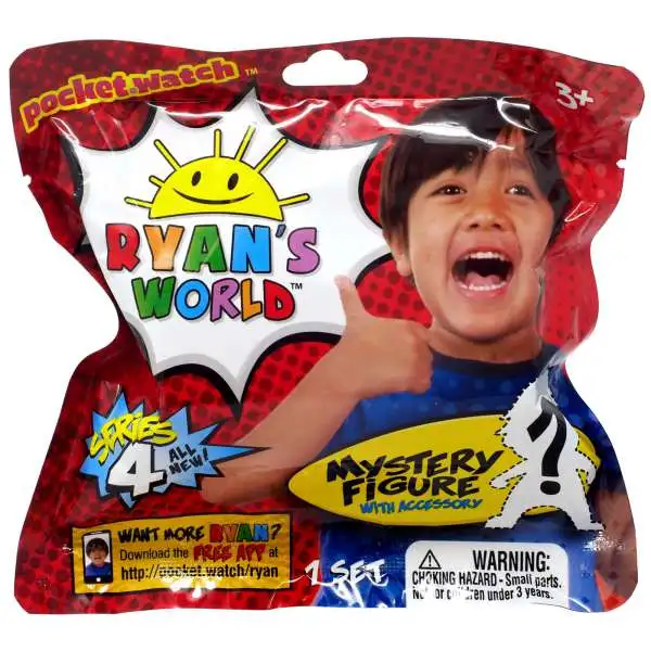 Ryan's World Mini Figure with Accessory Series 4 Mystery Pack