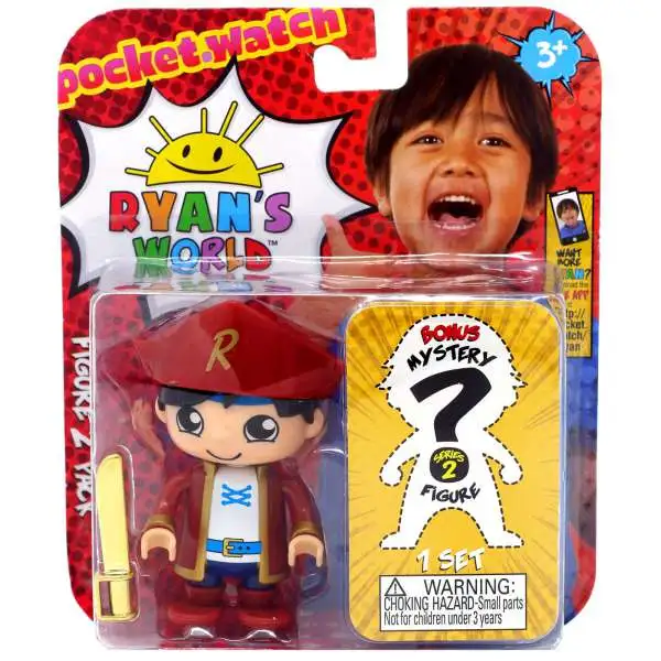 Ryan's World Sea Dog Ryan & Mystery Action Figure 2-Pack