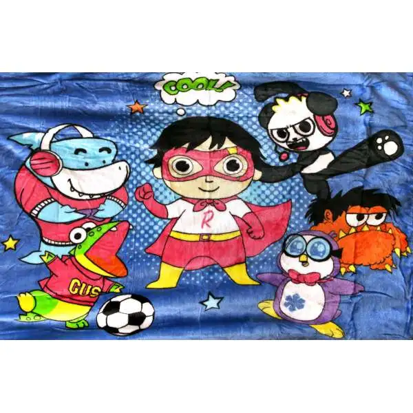 Ryan's World Red Titan Fleece Blanket [Blue]