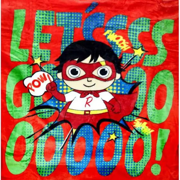 Ryan's World Red Titan Fleece Blanket [Red]