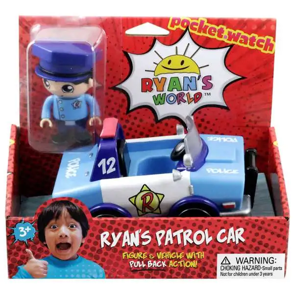 Ryan's World Ryan's Patrol Car 3-Inch Figure & Vehicle