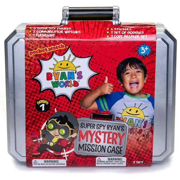 Ryan's World Super Spy Mystery Mission Case Exclusive Set