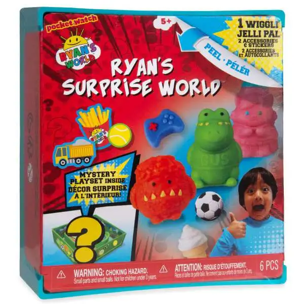 Multi RYAN'S WORLD BK00705 6 Pack Collectible Mystery Figure Set 
