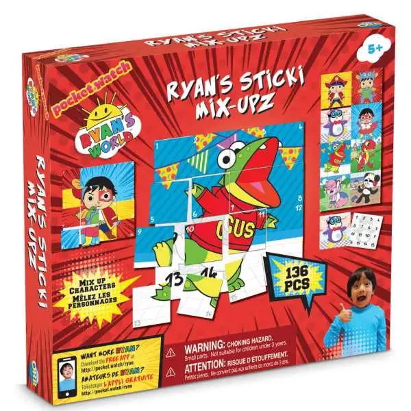 Ryan's World Sticki Mix-Upz Play Set