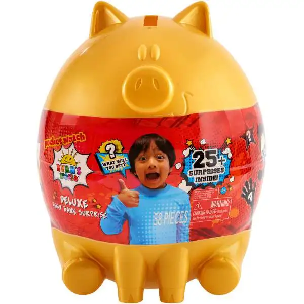 Ryan's World Piggy Bank Surprise Exclusive Deluxe Set [Loose]