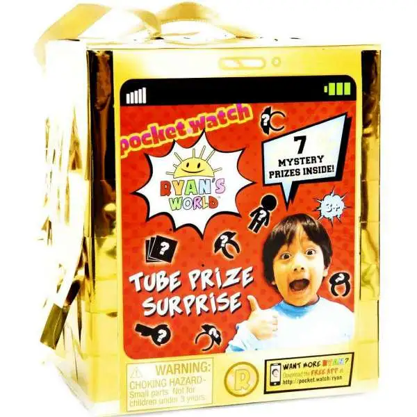 Ryan's World Tube Prize Surprise Mystery Pack [Gold]